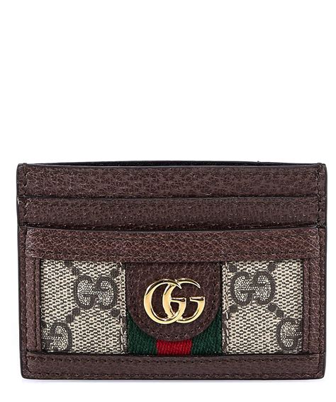 gucci credit card holder replica|gucci wallet card holder men.